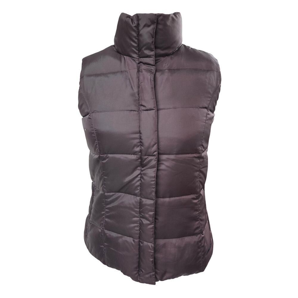 Eddie Bauer Wine Goose Down Puffer Vest Size M Lightweight Warm M